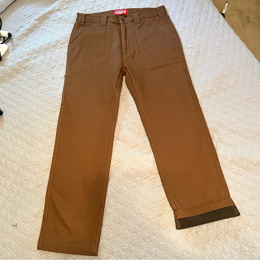 Coleman fleece-line work pants